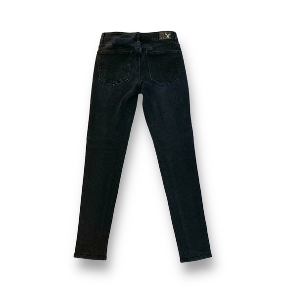 AEO black 360 super stretch hi-rise jeggings - Picture 2 of 9